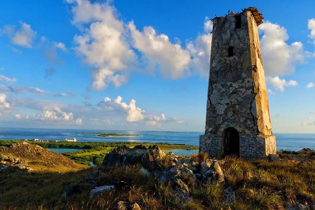 Ruinas del Faro Holandés en Los Roques